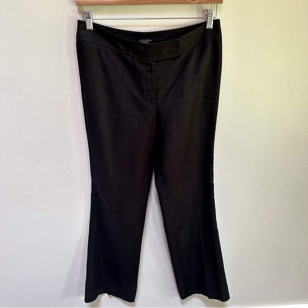Talbots ~ Pure Irish Linen Black Pants in Size 6